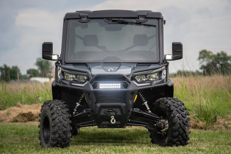 RC M1 Front Coil Over Shocks | Ride Height Adjust | Can-Am Defender MAX HD10/PRO HD10 (manufacturer page)