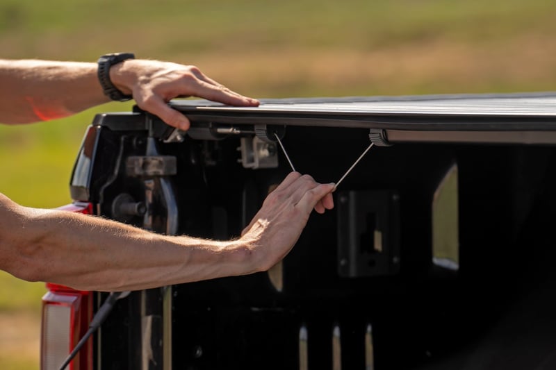 RC Hard Roll Up Bed Cover | 6'10" Bed | Ford F-250/F-350 Super Duty (17-26) (manufacturer page)