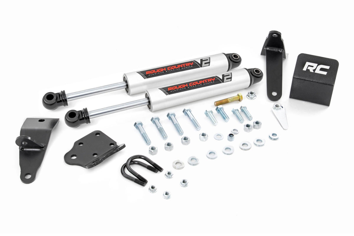 Rough Country 49570 4 Inch Lift Kit | Rear Blocks | V2 | Ford F-250/F-350 Super Duty 4WD (99-04) - Image 1