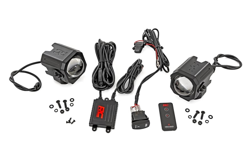 RC Laser Whip Light Kit | RGBW | 2400 Lumens | Pair (manufacturer page)