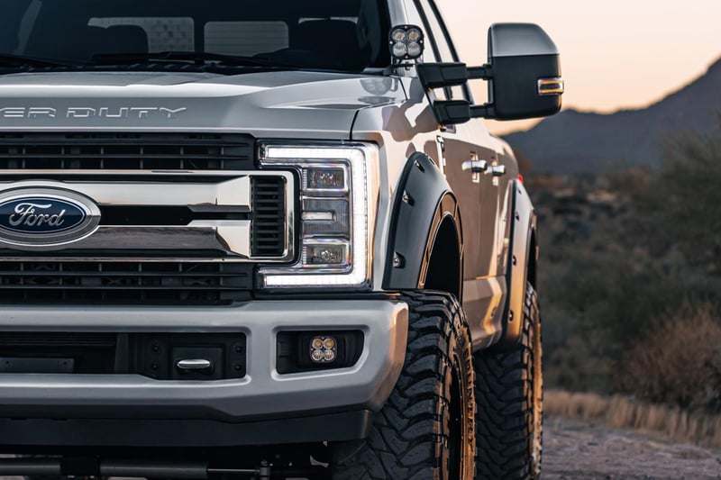 RC Fender Flares | Defender | G1 Absolute Black | Ford F-250/F-350 Super Duty (17-22) (manufacturer page)
