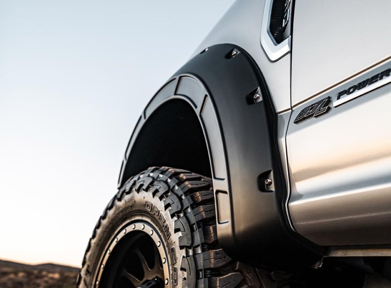 RC Fender Flares | Defender | G1 Absolute Black | Ford F-250/F-350 Super Duty (17-22) (manufacturer page)