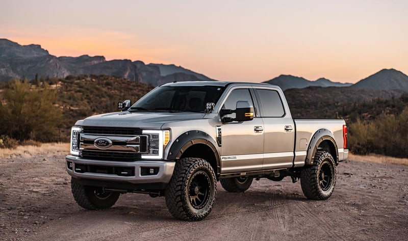 RC Fender Flares | Defender | G1 Absolute Black | Ford F-250/F-350 Super Duty (17-22) (manufacturer page)