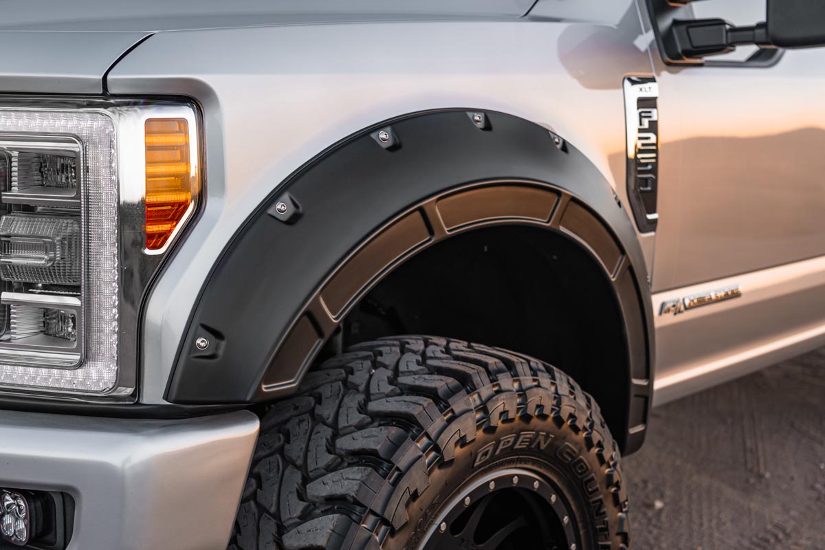 Fender Flares | Defender | G1 Absolute Black | Ford F-250/F-350 Super Duty (17-22) - Fender Flares (Image 3 of 6)