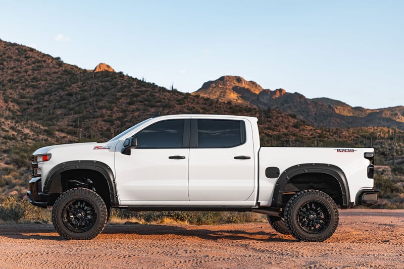 RC Defender Fender Flares | GPA Graphite | Chevy Silverado 1500 2WD/4WD (19-26) (manufacturer page)