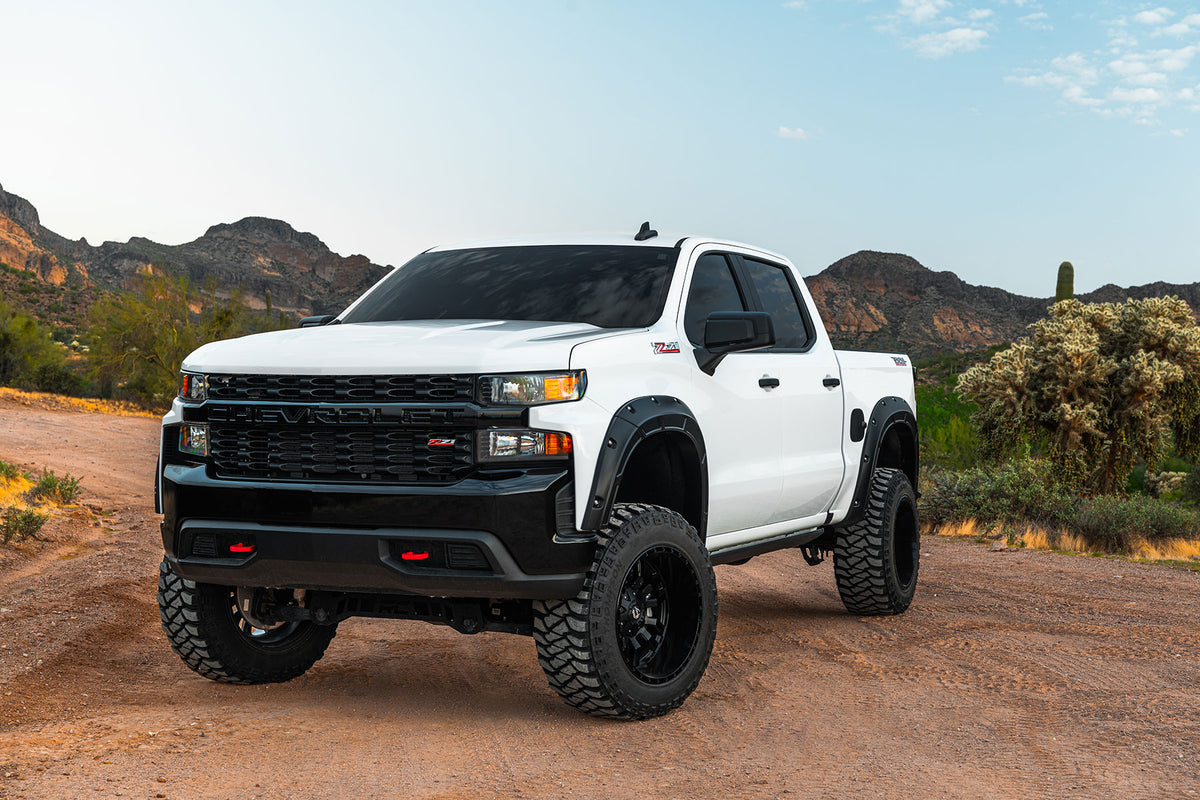 Defender Fender Flares | GB8 Mosaic Black | Chevy Silverado 1500 (19-26) - Fender Flares (Image 4 of 6)