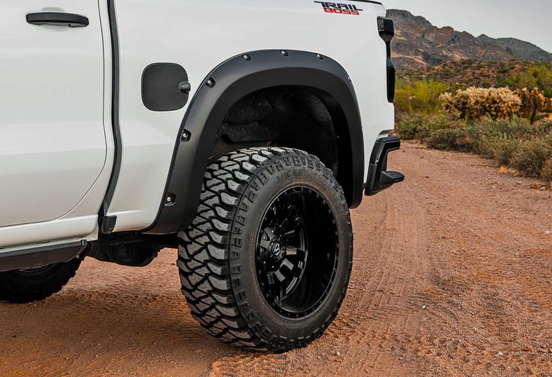 RC Pocket Fender Flares | GJI Shadow Gray | Chevy Silverado 1500 2WD/4WD (19-21) (manufacturer page)