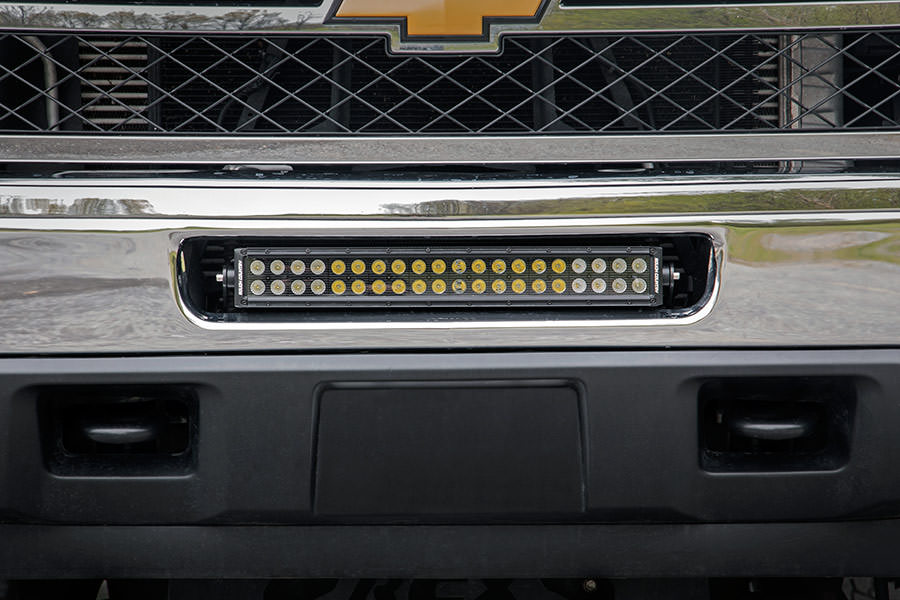 Rough Country 70522 LED Light Mount | Bumper | 20" | Chevy Silverado 2500 HD 4WD (2011-2014) - Image 4