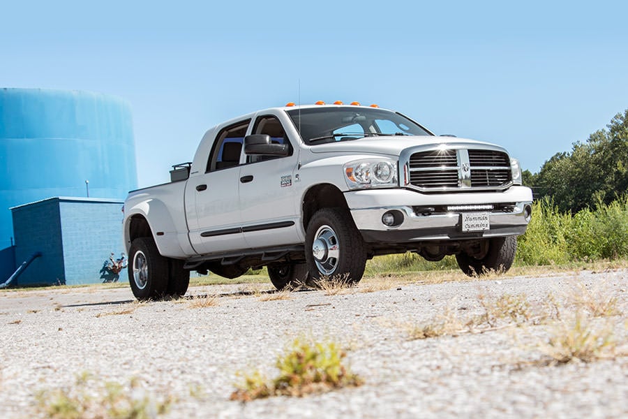 LED Light Kit | Bumper Mount | 20" Black Single Row | White DRL | Ram 2500 (03-18)/3500 (03-18) - Lighting & Acc (Image 4 of 6)