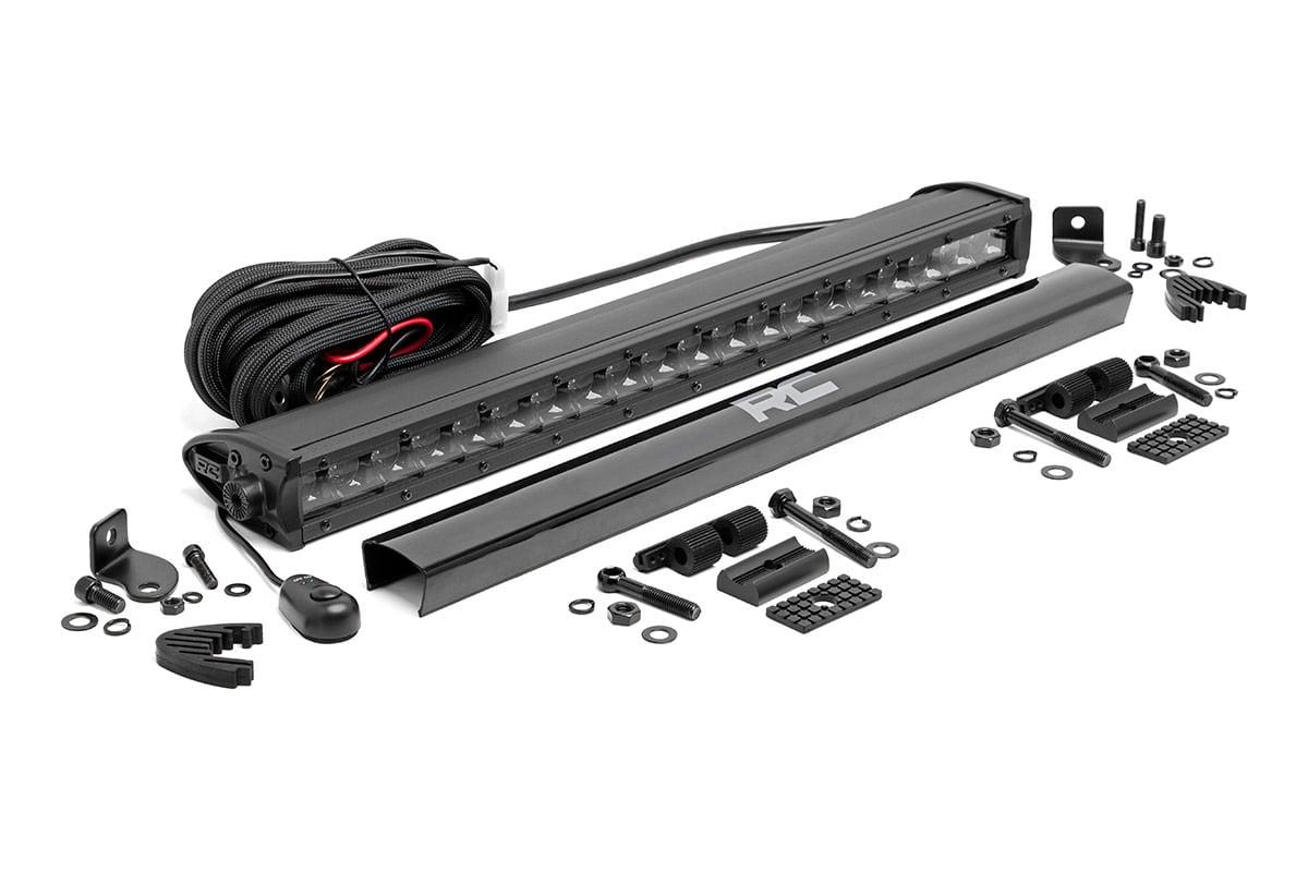 20 Inch Black Series LED Light Bar | Single Row - Lighting & Acc (Image 2 of 6)