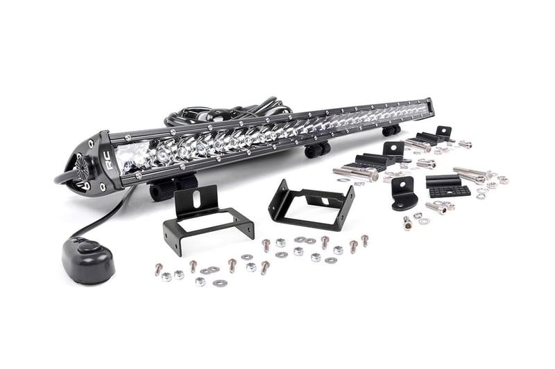 RC LED Light Kit | Grill Mount | 30" Black Single Row | Ford F-250/F-350 Super Duty (11-16) (manufacturer page)