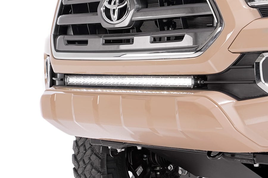LED Light Kit | Lower Grille Mount | 30" Black Single Row | White DRL | Toyota Tacoma (16-23) - Lighting & Acc (Image 2 of 6)