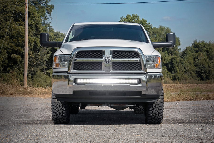 LED Light Kit | Bumper Mount | 40" Black Dual Row | Ram 2500/3500 4WD (11-18) - Lighting & Acc (Image 4 of 5)