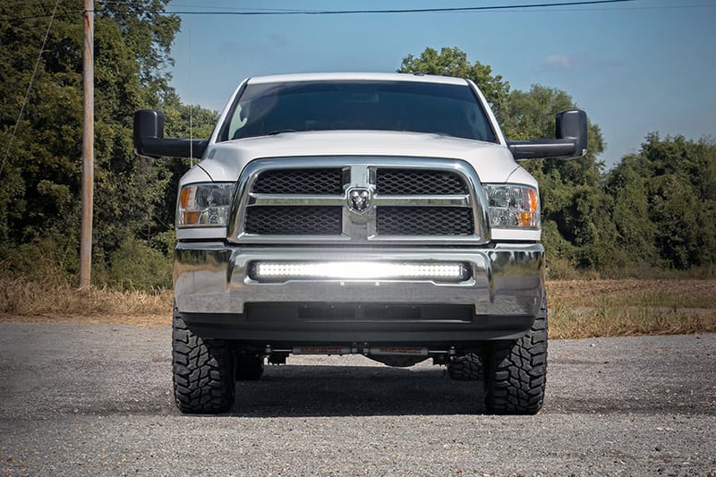 RC LED Light Kit | Bumper Mount | 40" Black Dual Row | Ram 2500/3500 4WD (11-18) (manufacturer page)