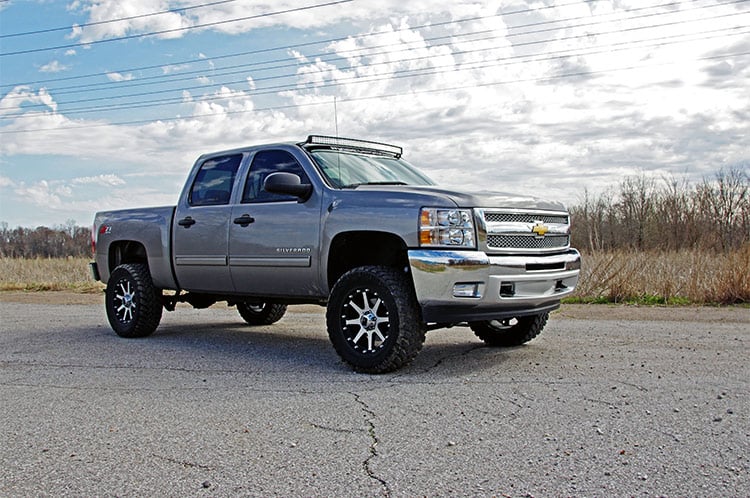 LED Light Mount | Upper Windshield | 50" Curved | Chevy/GMC 1500/1500 SUV/2500HD/3500HD (07-14) - Lighting & Acc (Image 5 of 5)