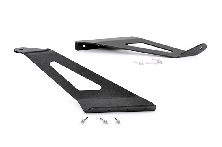 LED Light Mount | Upper Windshield | 50" Curved | Chevy/GMC 2500HD/3500HD (15-19) - Lighting & Acc