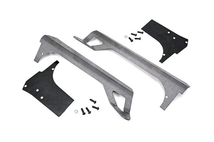 RC LED Light Kit | Windshield Mount | 50" Black Dual Row | Jeep Wrangler TJ (97-06) (manufacturer page)