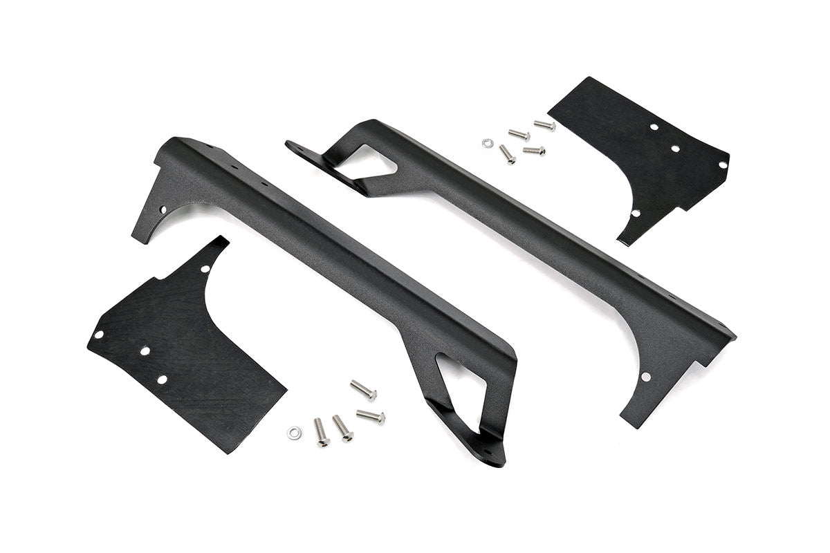 Rough Country 70503 LED Light Mounts | Upper Windshield | 50" | Jeep Wrangler TJ (97-06)/Wrangler Unlimited (04-06) - Image 2