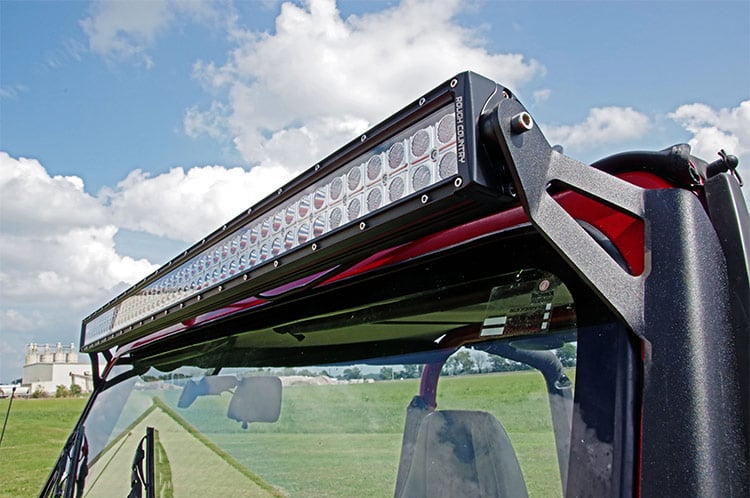 LED Light Mount | Upper Windshield | 50" Straight | Jeep Wrangler YJ (87-95) - Lighting & Acc (Image 1 of 4)