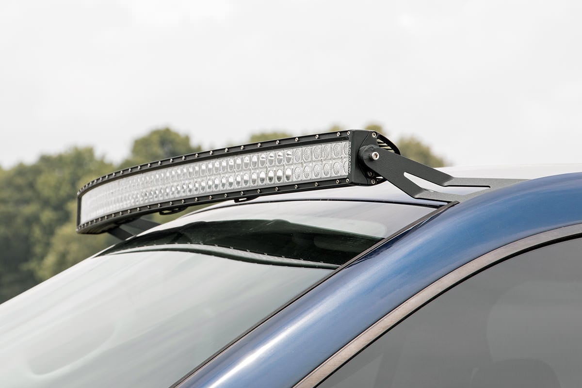 Rough Country 70538 LED Light Mount | Upper Windshield | 54" Curved | Ram 1500 2WD/4WD (02-08) - Image 4