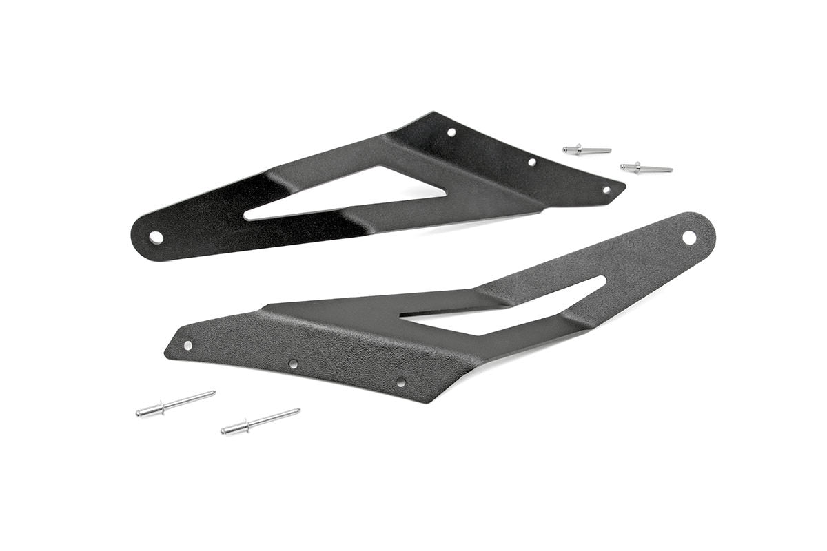 Rough Country 70538 LED Light Mount | Upper Windshield | 54" Curved | Ram 1500 2WD/4WD (02-08) - Image 5