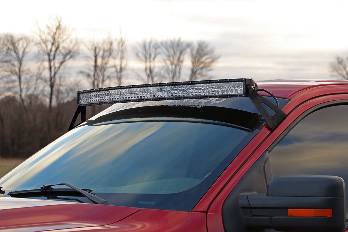 LED Light Mount | Upper Windshield | 54" Curved | Ford F-150 2WD/4WD (04-14) - Lighting & Acc (Image 1 of 3)