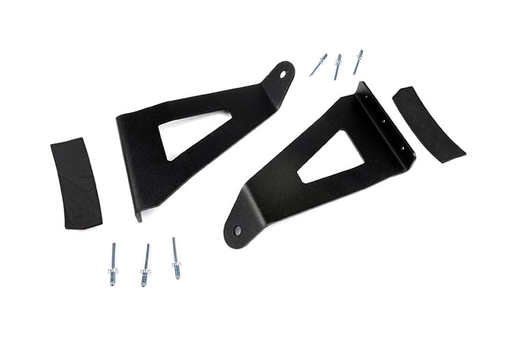 Rough Country 70518 LED Light Mount | Upper Windshield | 54" Curved | Ford F-150 2WD/4WD (04-14) - Image 2