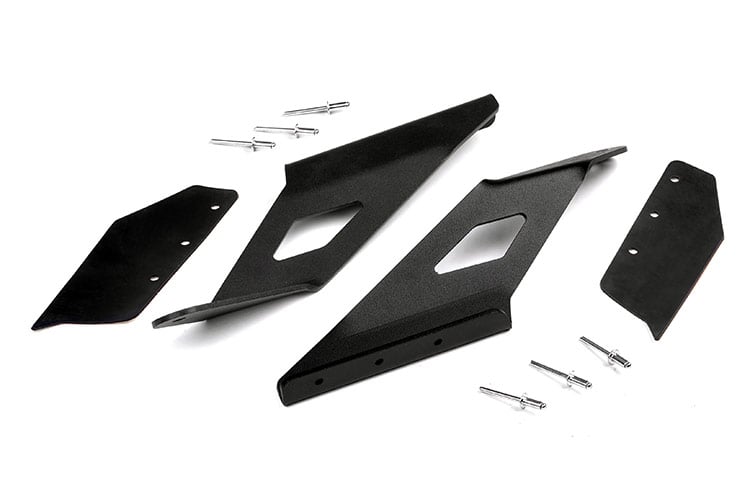 Rough Country 70514A LED Light Mount | Upper Windshield | 54" Curved | Chevy/GMC 2500HD/3500HD (15-19) - Image 2