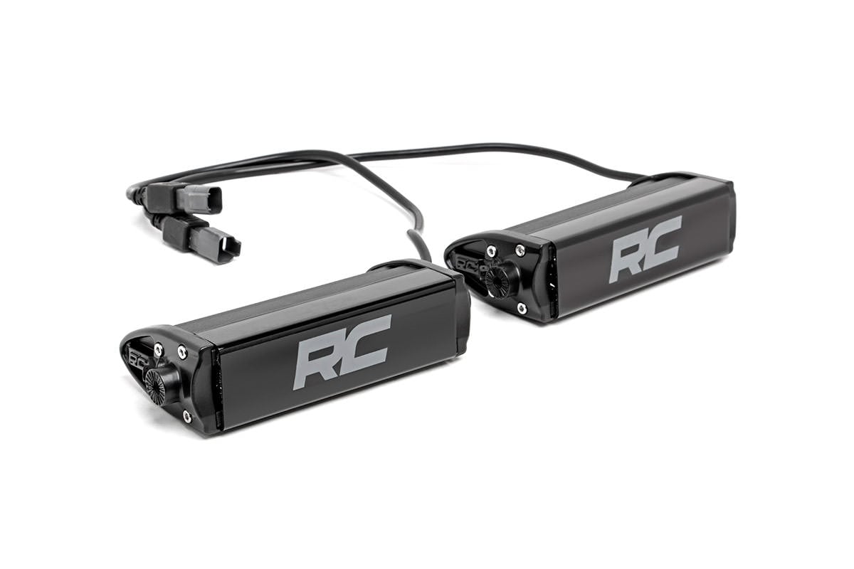 6 Inch Chrome Series LED Light Bar | Single Row | Pair - Lighting & Acc (Image 2 of 4)