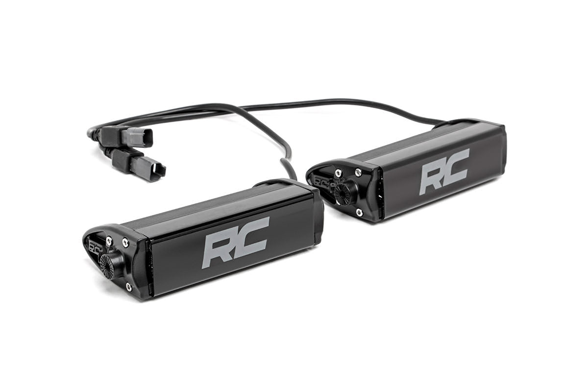 6 Inch Black Series LED Light Bar | Single Row | Pair - Lighting & Acc (Image 2 of 4)
