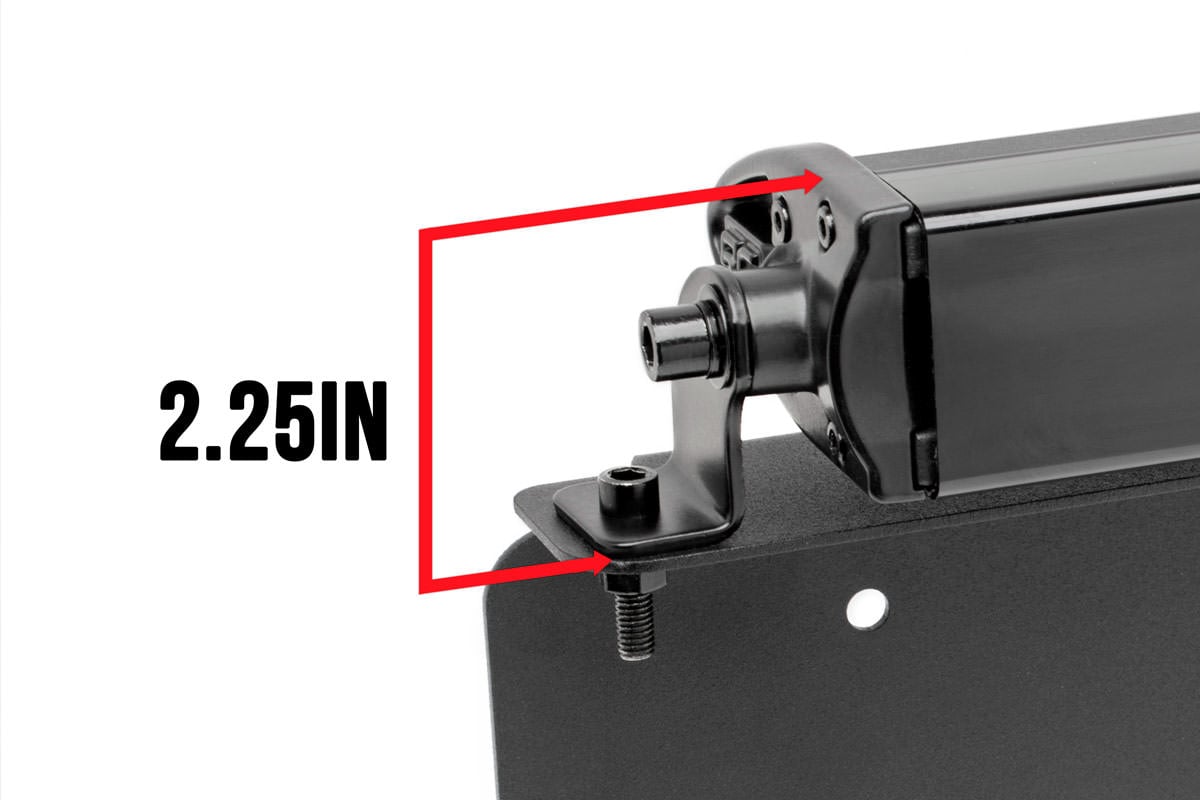 LED Light Kit | License Plate Mount | 8" Single Row Black Series - Lighting & Acc (Image 6 of 6)