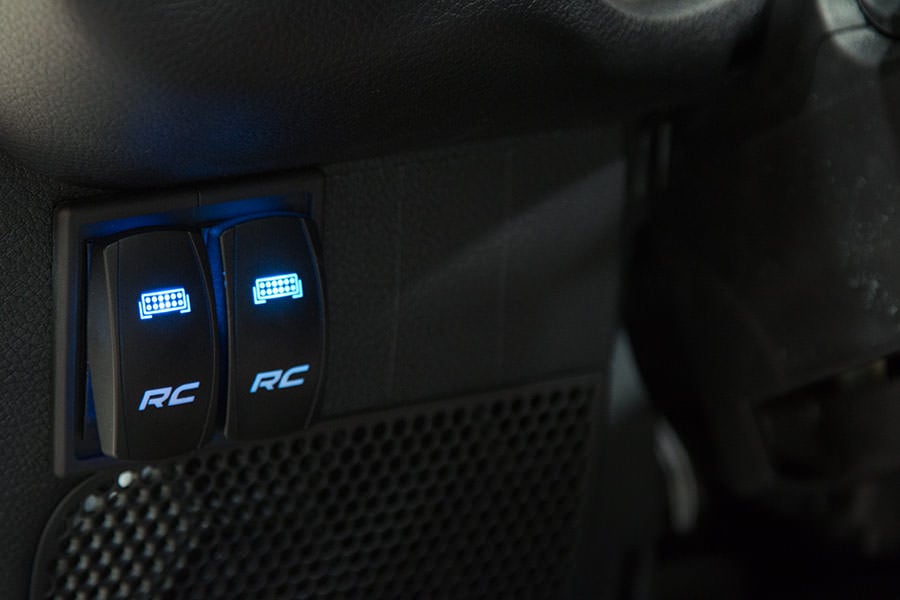 Auxiliary Switch Bezel | Dual - Lighting & Acc (Image 2 of 3)