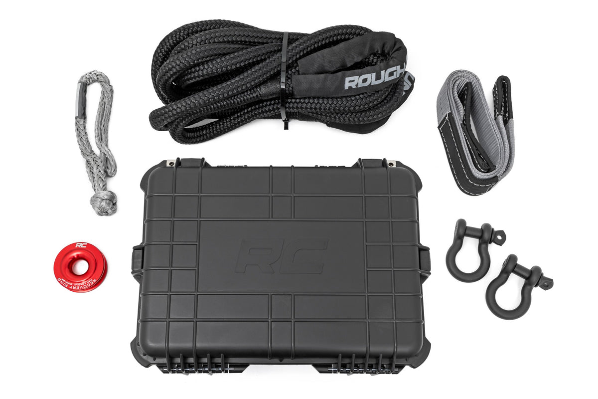 Rough Country RS189 Winch Recovery Kit | Synthetic Cable Winches - Image 1