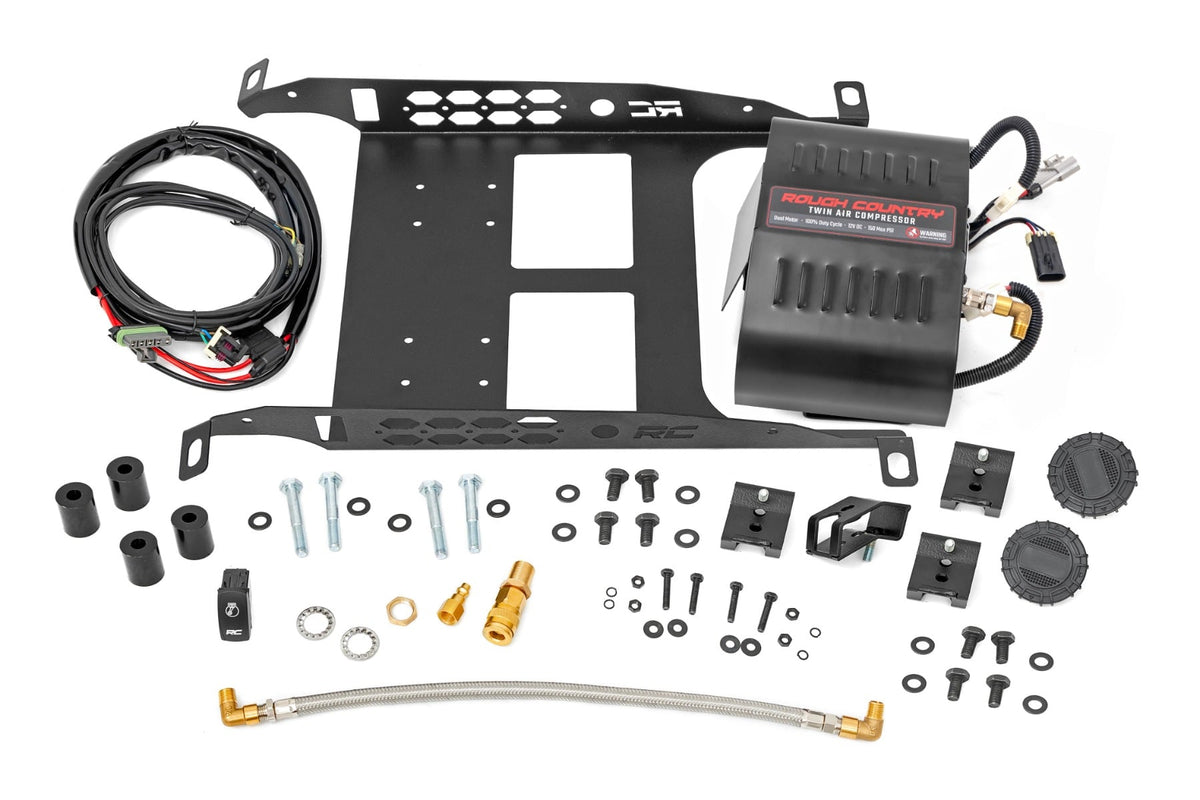 Rough Country 73002 Under Seat Compressor Kit | Toyota Tacoma 2WD/4WD (2005-2023) - Image 1