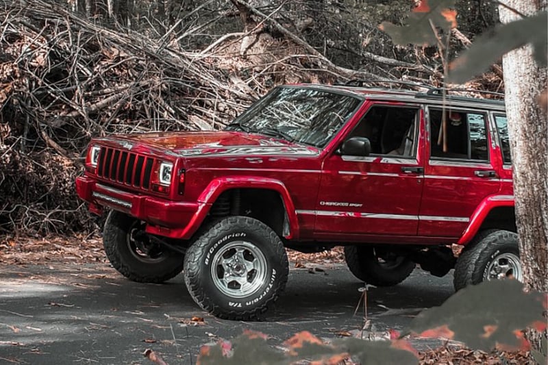 RC 4.5 Inch Lift Kit | RR springs | Jeep Cherokee XJ 2WD/4WD (1984-2001) (manufacturer page)