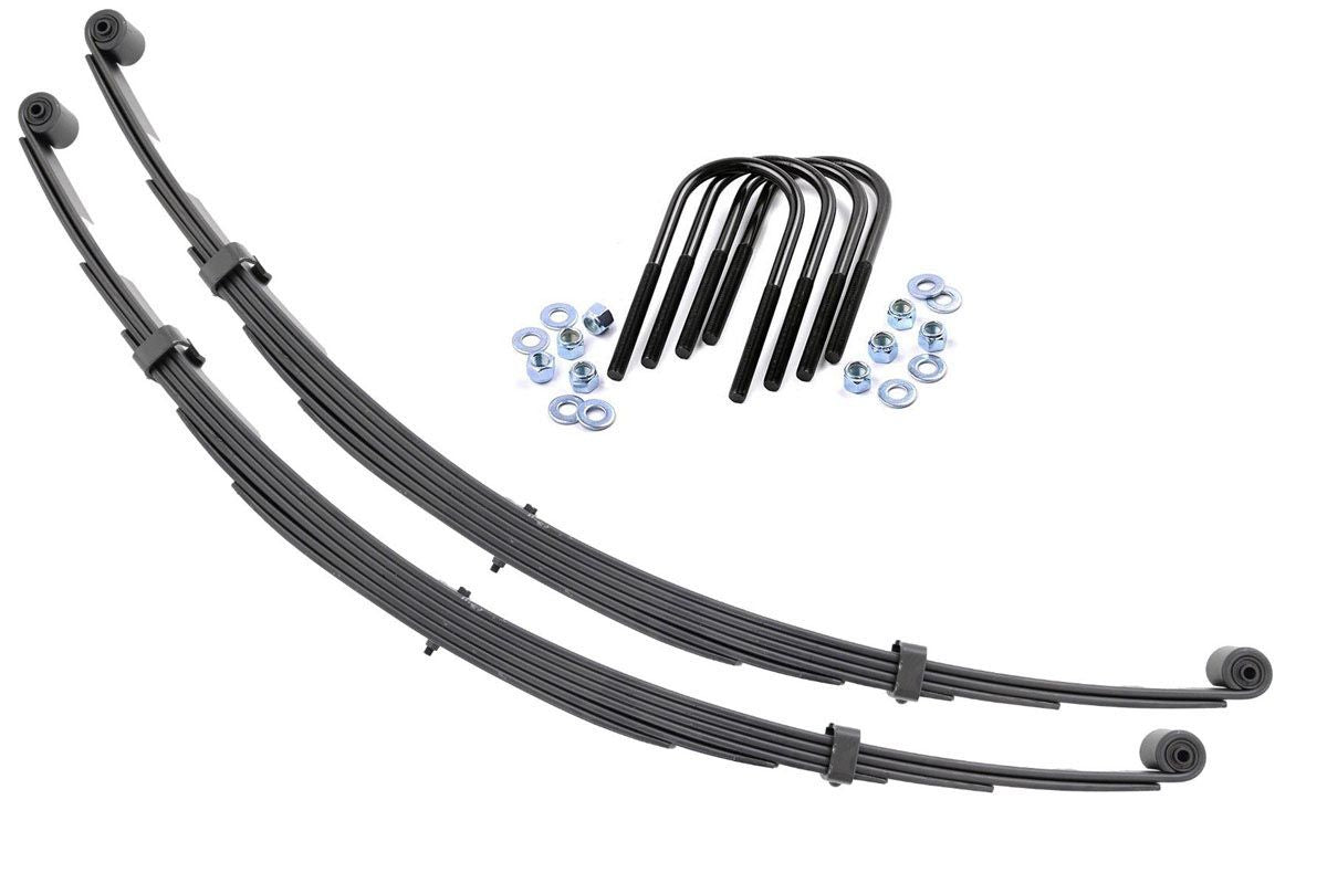 Rough Country 8040Kit Rear Leaf Springs | 2.5" Lift | Pair | International Scout II 4WD (1971-1980) - Image 1