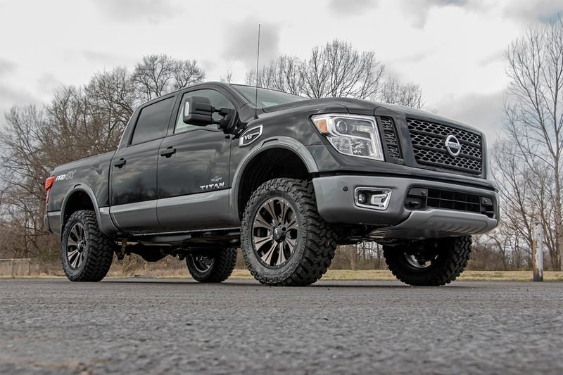 RC 3 Inch Lift Kit | N3 Struts & Shocks | Nissan Titan 4WD (2017-2024) (manufacturer page)