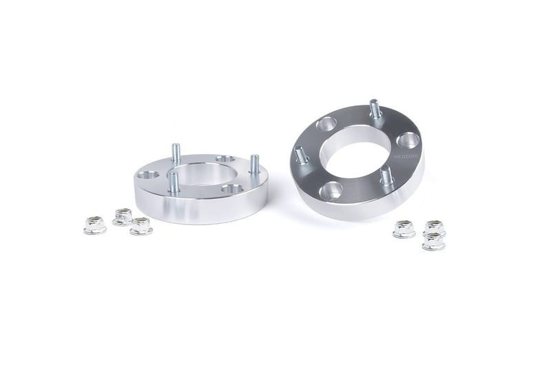 RC 2 Inch Leveling Kit | Red Spacers | Nissan Titan 2WD/4WD (2004-2024) (manufacturer page)