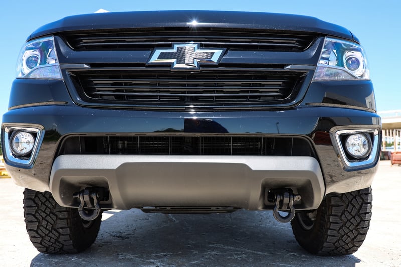 RC Tow Hook to Shackle Bracket | Mount Only | Chevy Colorado 2WD/4WD (2015-2022) (manufacturer page)