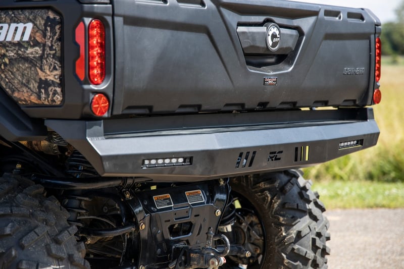 RC Bumper | Rear | 6" Black Slimline LED Pair | Multiple Makes & Models (Can-Am/Polaris) (manufacturer page)