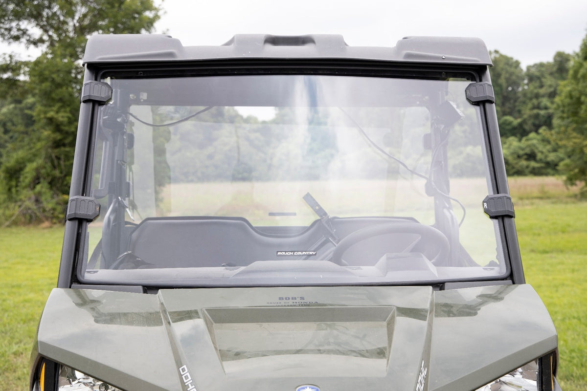 Full Windshield | Scratch Resistant | Mid Size | Polaris Ranger 500/Ranger 800 Mid-Size - Windshields (Image 5 of 6)
