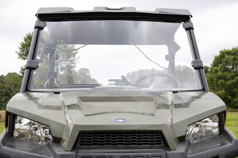 RC Full Windshield | Scratch Resistant | Mid Size | Polaris Ranger 500/Ranger 800 Mid-Size (manufacturer page)
