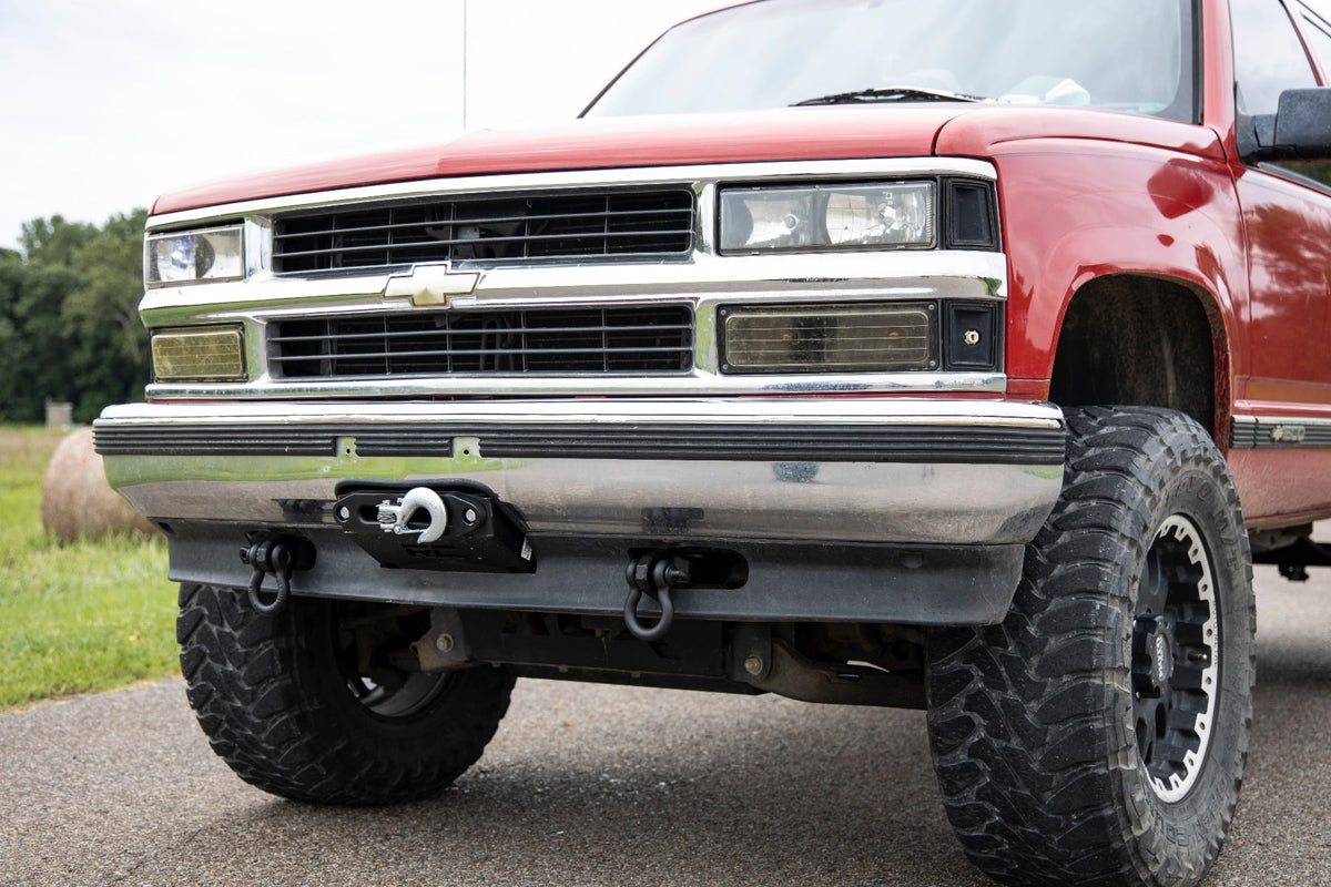Tow Hook to Shackle Bracket | D-Ring Combo | Chevy/GMC 1500 Truck & SUV (88-99) - Winches & Acc (Image 6 of 6)