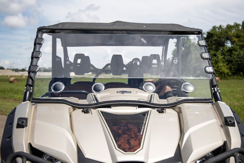 RC Vented Full Windshield | Scratch Resistant | Yamaha Viking 700 (manufacturer page)