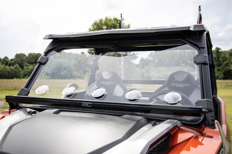 RC Vented Full Windshield | Scratch Resistant | Polaris General XP 4 1000 (manufacturer page)