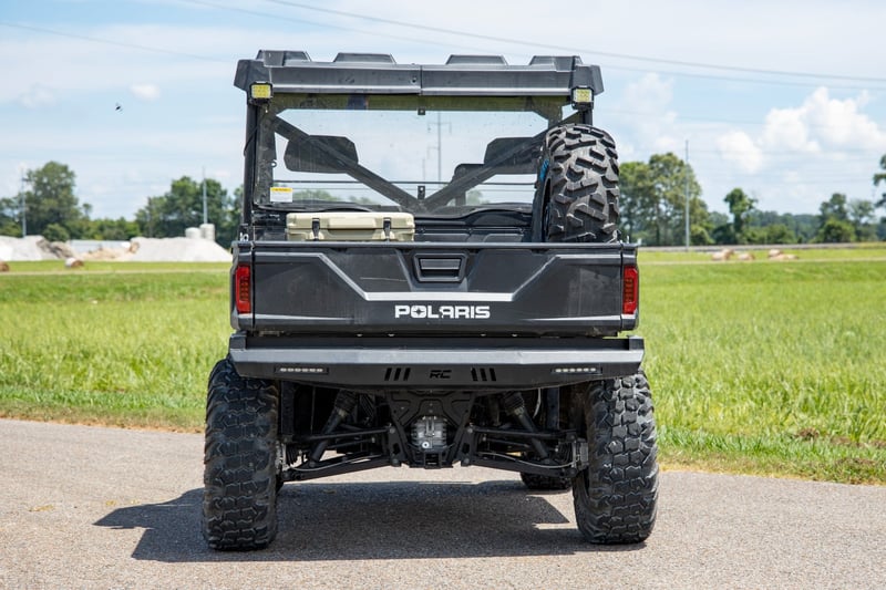 RC LED Light | RR Cage Mount | 2" Black Spot Pair | Polaris Ranger 1000/Ranger XP 900/1000 (manufacturer page)