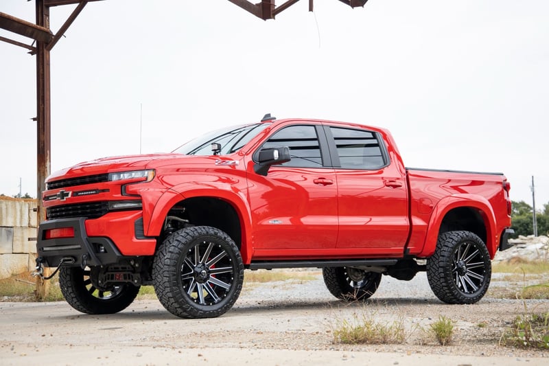 RC SF1 Fender Flares | GXG Tungsten | Chevy Silverado 1500 2WD/4WD (2019-2026) (manufacturer page)