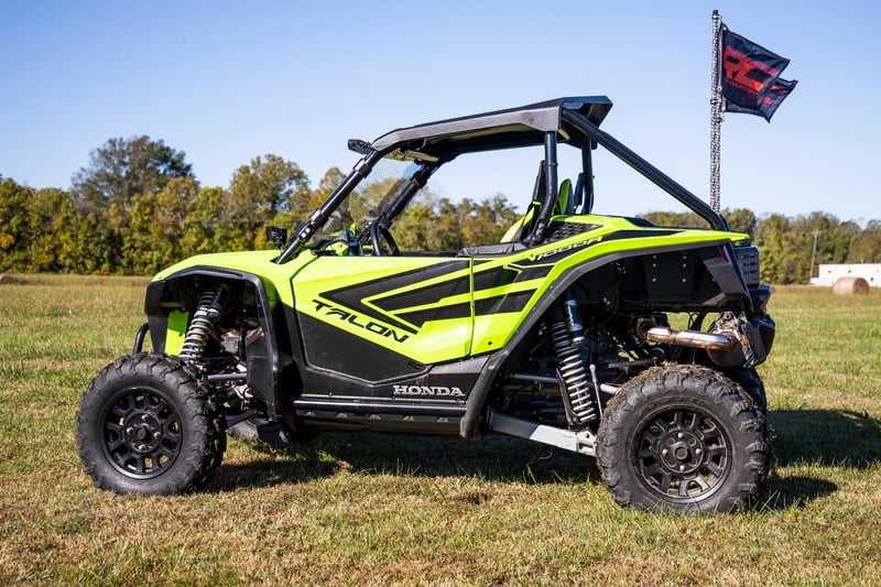RC Whip Mount | Bed | 4' Multl-Color LED Whip Pair | Honda Talon 1000 (manufacturer page)