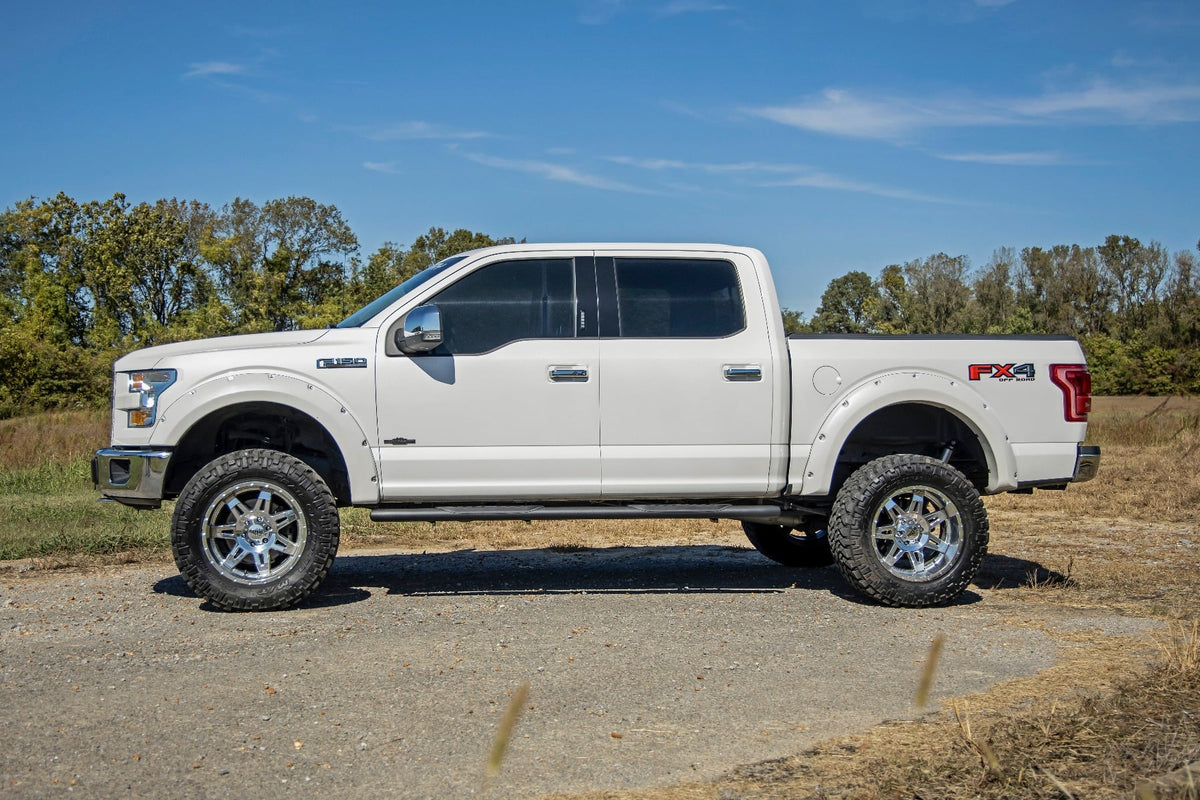 Oval Nerf Step | Crew Cab | Black | Ford F-150/Lightning/F-250/F-350/Raptor (15-26) - Steps & Runningboard (Image 3 of 6)