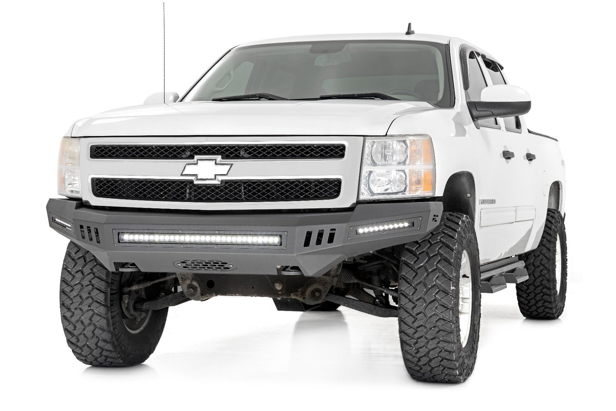 Front High Clearance Bumper | BLK LEDs | Chevy Silverado 1500 2WD/4WD (07-13) - Bumpers (Image 3 of 6)